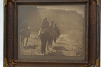 Edward S. Curtis, The Vanishing Race; Silvertone ; Original Frame