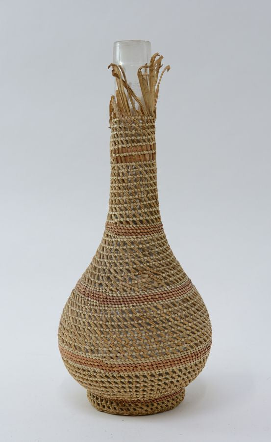 Makah Basket over bottle