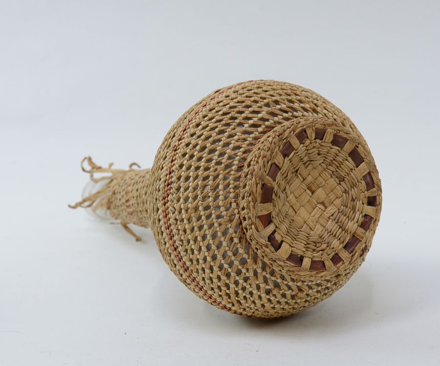 Makah Basket over bottle