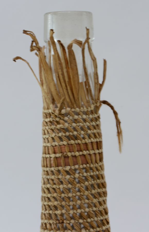 Makah Basket over bottle