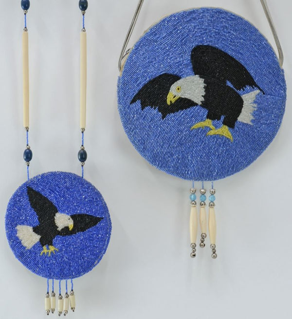 Yakima Beaded Bag and Necklace