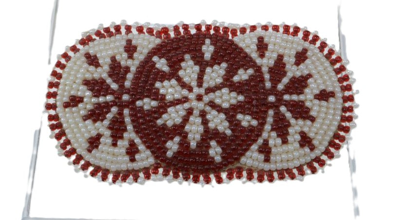 Paiute / Shoshone Beaded Hair Barrette, 4 3/4" x 2 1/2"