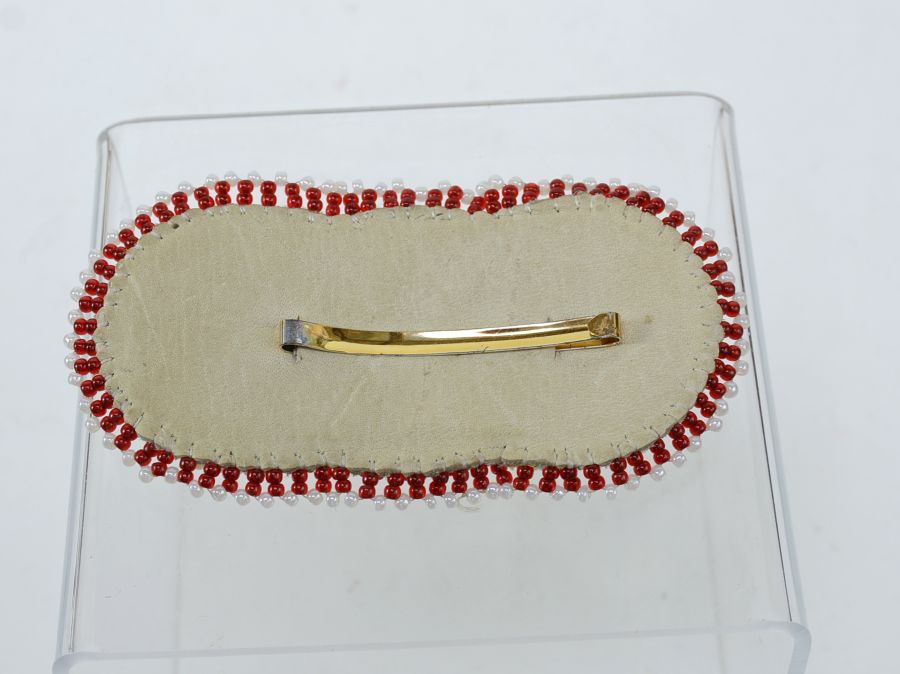 Paiute / Shoshone Beaded Hair Barrette, 4 3/4" x 2 1/2"
