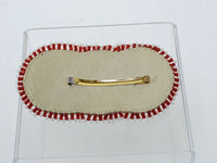 Paiute / Shoshone Beaded Hair Barrette, 4 3/4" x 2 1/2"