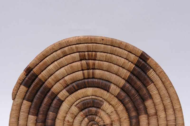 Antique Hopi Indian Coiled Basket Crow Mother Kachina