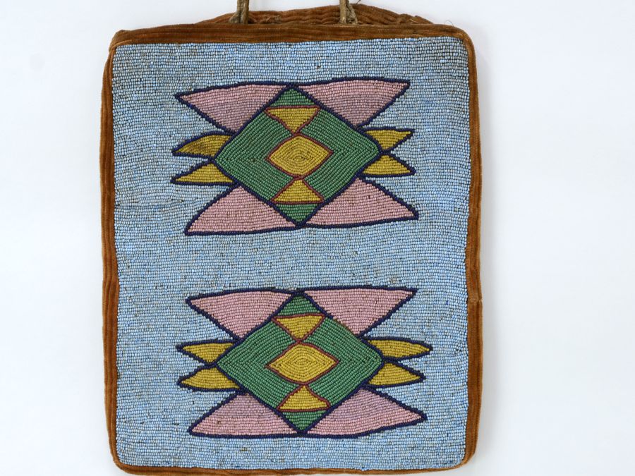 Nez Perce Plateau Beaded Flat Bag