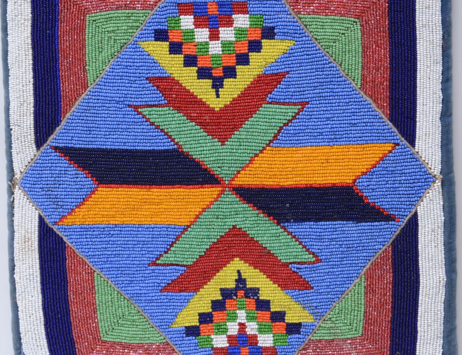 Plateau Beaded Bag - Nez Perce Geometric Bag