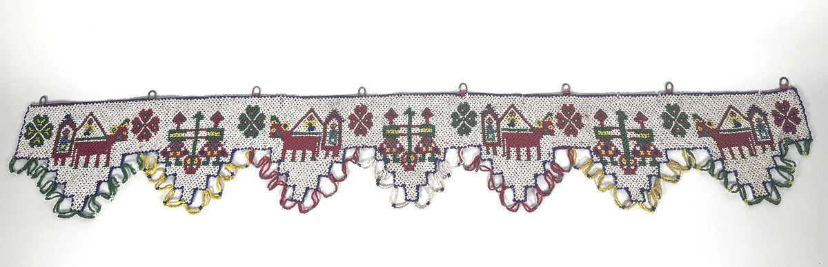 African, Nigeria,  Yoruba beaded belt; Ceremonial Sash