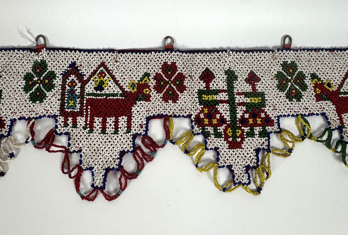 African, Nigeria,  Yoruba beaded belt; Ceremonial Sash