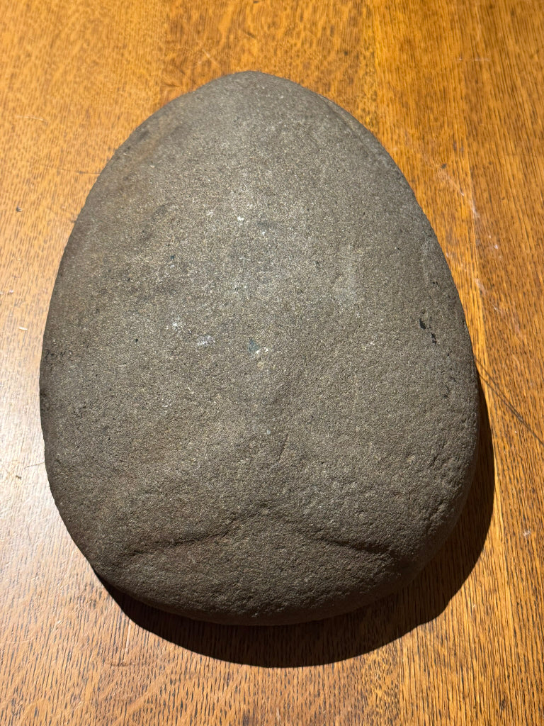 Hard Stone Eskimo Oil Lamp With Whale or Reverse