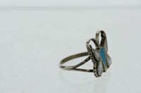 Vintage Zuni Butterfly Jewelry Set - Sterling Silver - Bracelet, Ring, Pendant