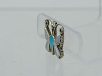 Vintage Zuni Butterfly Jewelry Set - Sterling Silver - Bracelet, Ring, Pendant