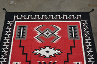 Southwest Area Rug - All Wool - Storm Pattern Style 4' x 6'