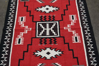 Southwest Area Rug - All Wool - Storm Pattern Style 4' x 6'