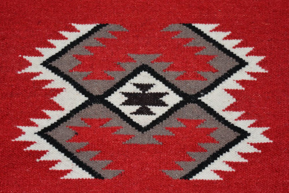 Southwest Area Rug - All Wool - Storm Pattern Style 4' x 6'