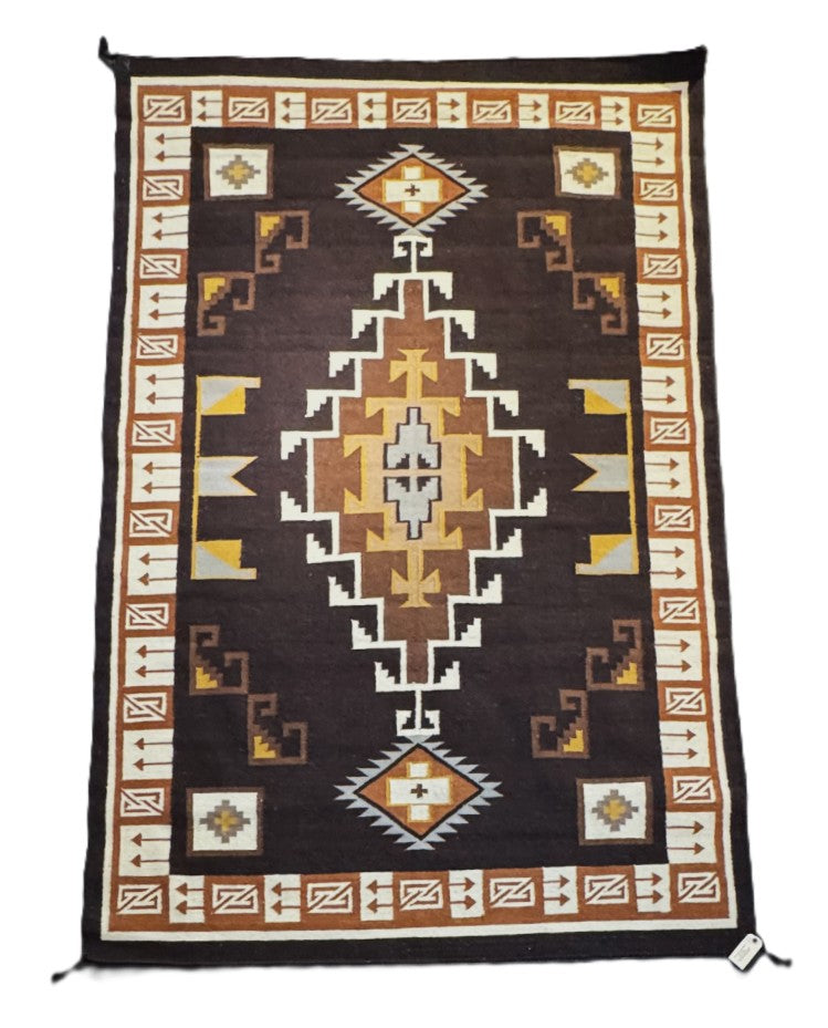 Southwest Area Wool Rug  6' x 9'