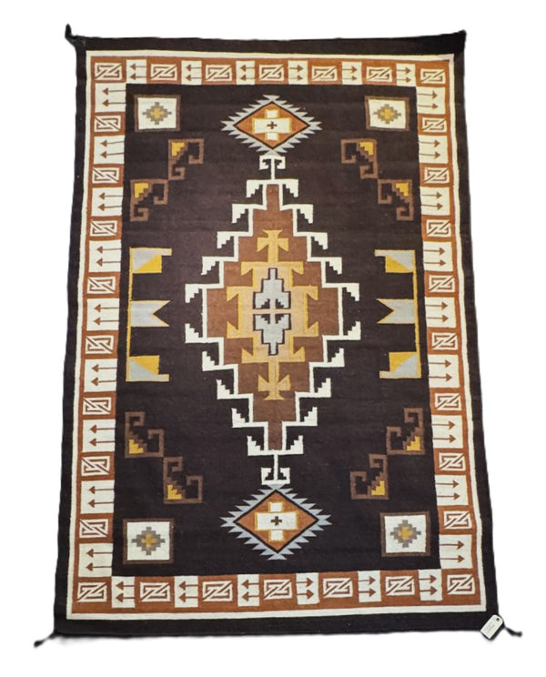 Southwest Area Wool Rug  6' x 9'