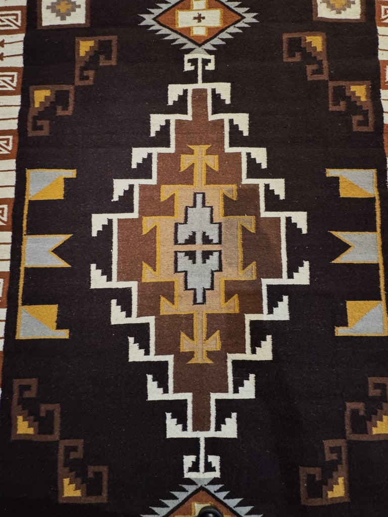Southwest Area Wool Rug  6' x 9'