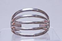 Navajo Silver Bracelet Mid 20th century Open Work