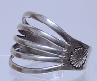 Navajo Silver Bracelet Mid 20th century Open Work