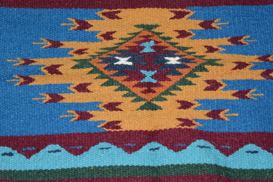 Southwest Area Rug - All Wool - 32" x 64"
