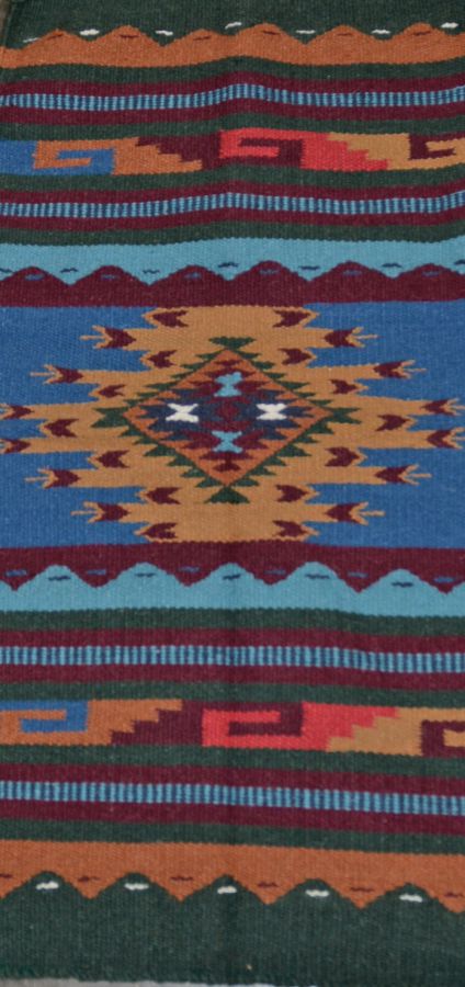 Southwest Area Rug - All Wool - 32" x 64"