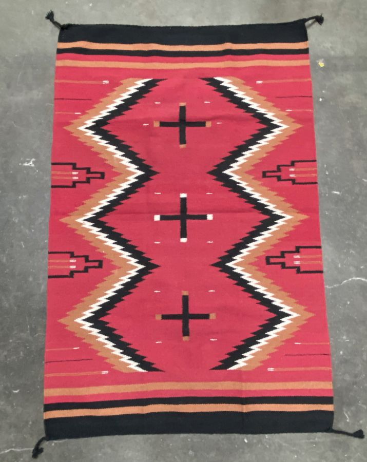 Southwest Area Rug - All Wool - 32" x 64"