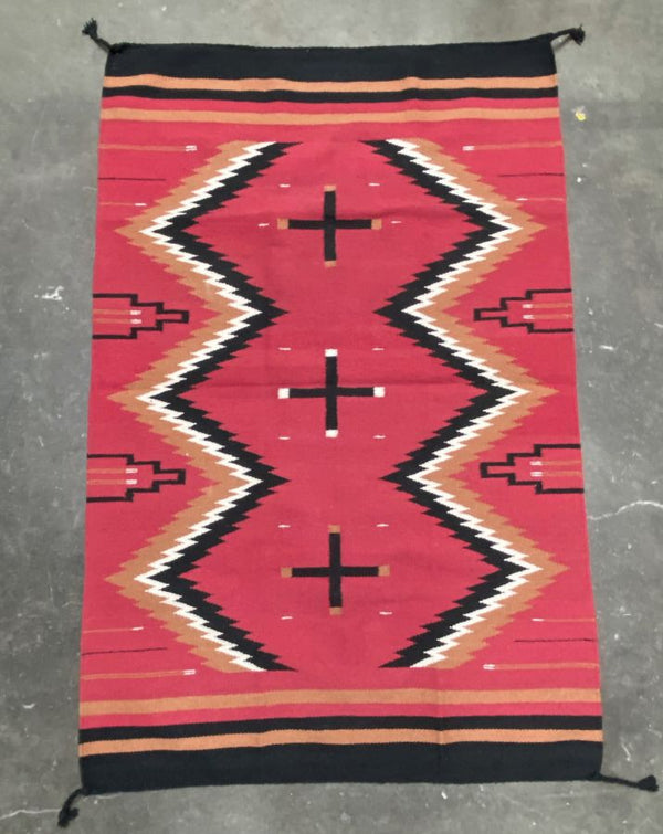 Southwest Area Rug - All Wool - 32" x 64"