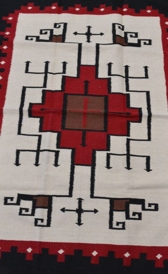 Southwest Area Rug - All Wool - 4' x 6'