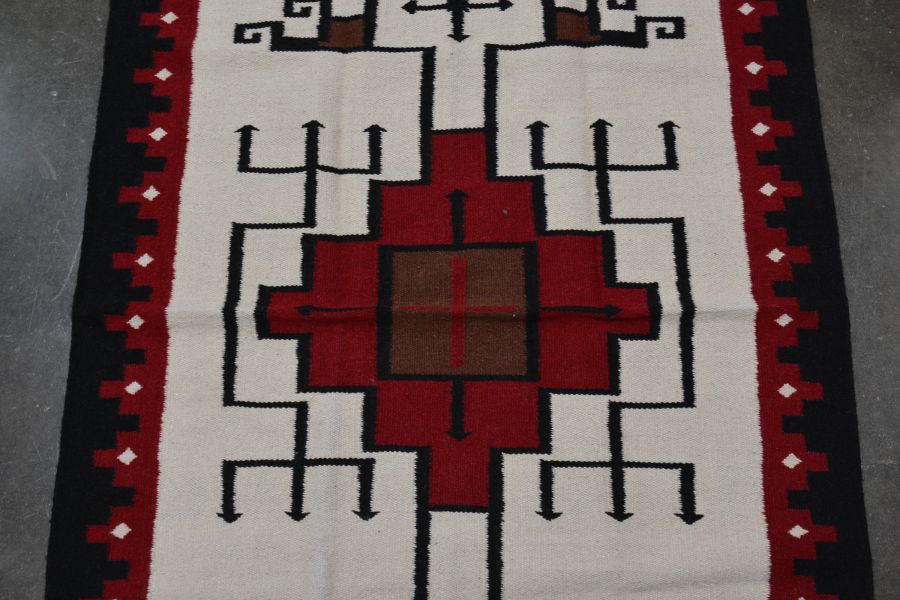 Southwest Area Rug - All Wool - 4' x 6'