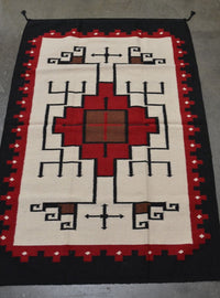 Southwest Area Rug - All Wool - 4' x 6'