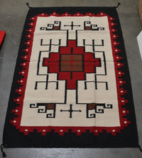 Southwest Area Rug - All Wool - 4' x 6'