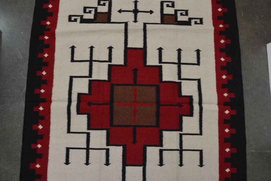 Southwest Area Rug - All Wool - 4' x 6'