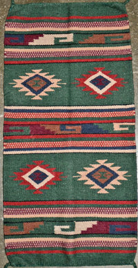 Southwest Area Rug - All Wool - 20" x 40"