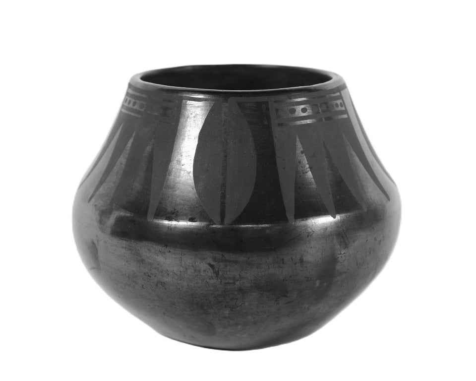 San Ildefonso Pueblo Pottery Jar By Maria and Julian
