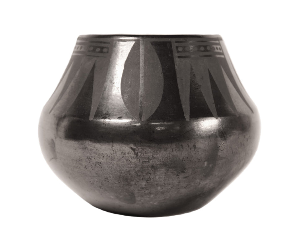 San Ildefonso Pueblo Pottery Jar By Maria and Julian