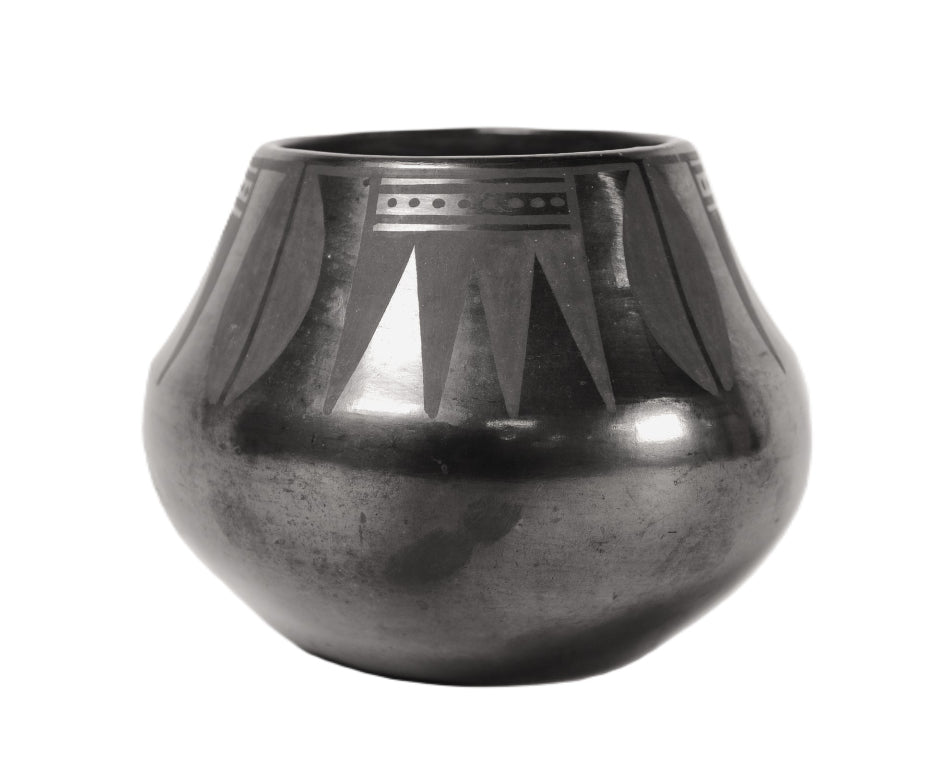 San Ildefonso Pueblo Pottery Jar By Maria and Julian