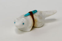 Zuni White Fox or Wolf by Herbert Halate