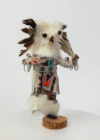 Navajo Spruce Owl Kachina Doll By S. V. Sag