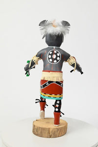 Large Navajo - Hopi Pueblo Warrior Mouse Kachina Doll By P. Y.