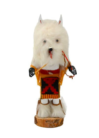 Navajo Kachina Wolf Doll By B.C.