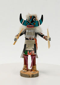 Navajo Broadface Kachina Doll By Charez