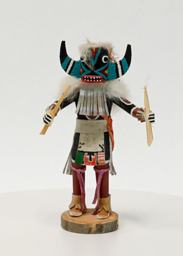 Navajo Broadface Kachina Doll By Charez