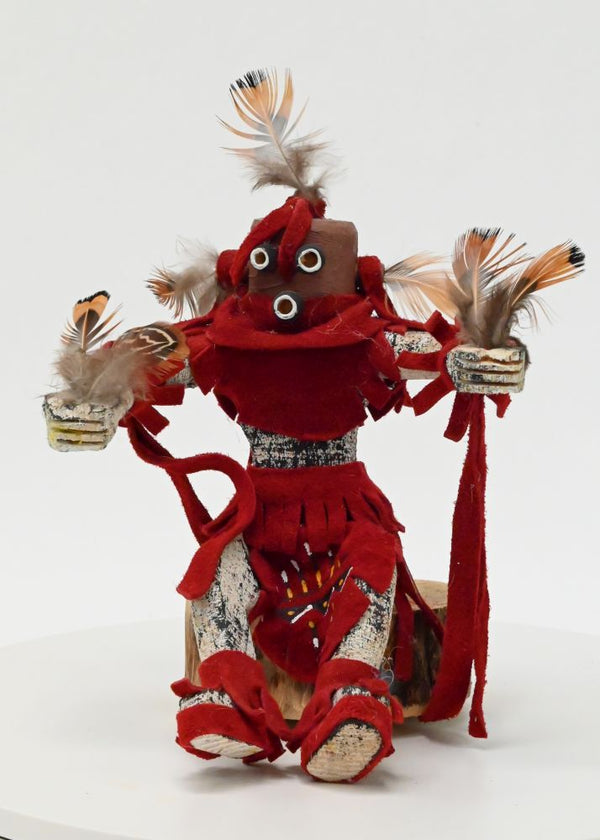 Navajo Mudhead Kachina Doll By G. L.