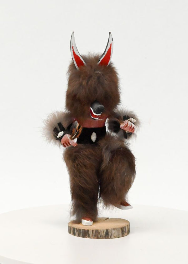 Navajo Mask Wolf Kachina Doll By I.J.M.