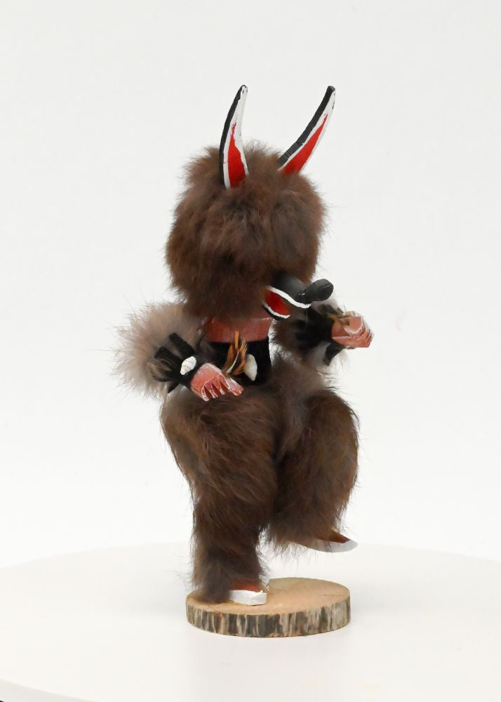 Navajo Mask Wolf Kachina Doll By I.J.M.