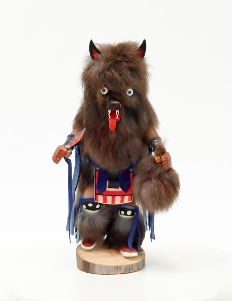 Navajo Wolfman Kachina Doll By S. Charley