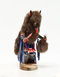 Navajo Wolfman Kachina Doll By S. Charley