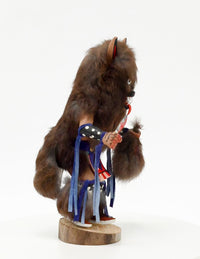 Navajo Wolfman Kachina Doll By S. Charley