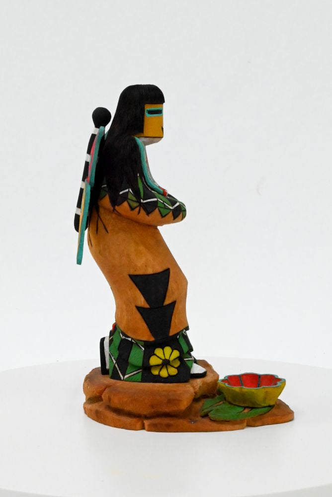 Hopi Pueblo Butterfly Girl Kachina Doll By Valverde Nevayaktewa